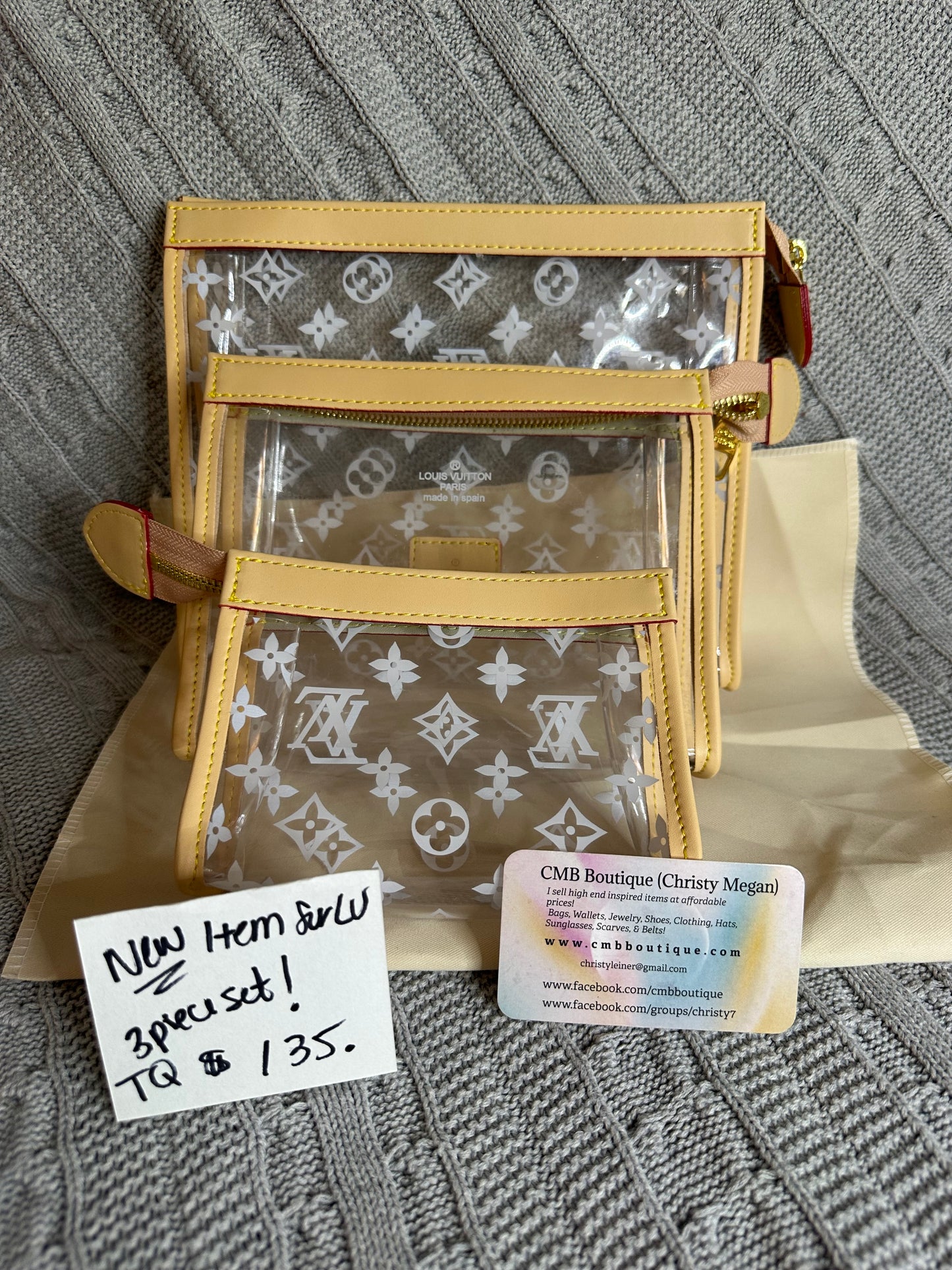 Accessories!! Electronics, belts, 🧣perfume,🧦make up bags, 🕶️Keychains,🧢